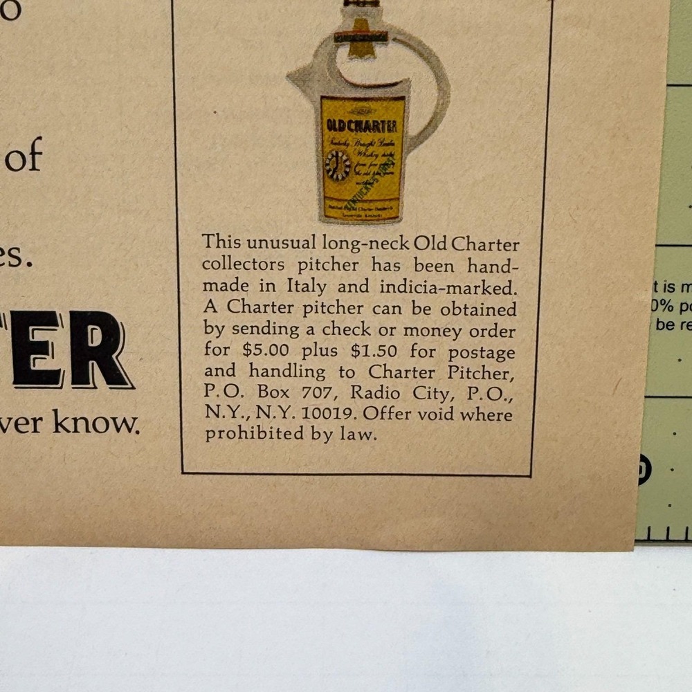 Old Charter Kentucky Bourbon Friends Vintage Whiskey Advertisement Print Ad 1972 - Picture 4 of 6